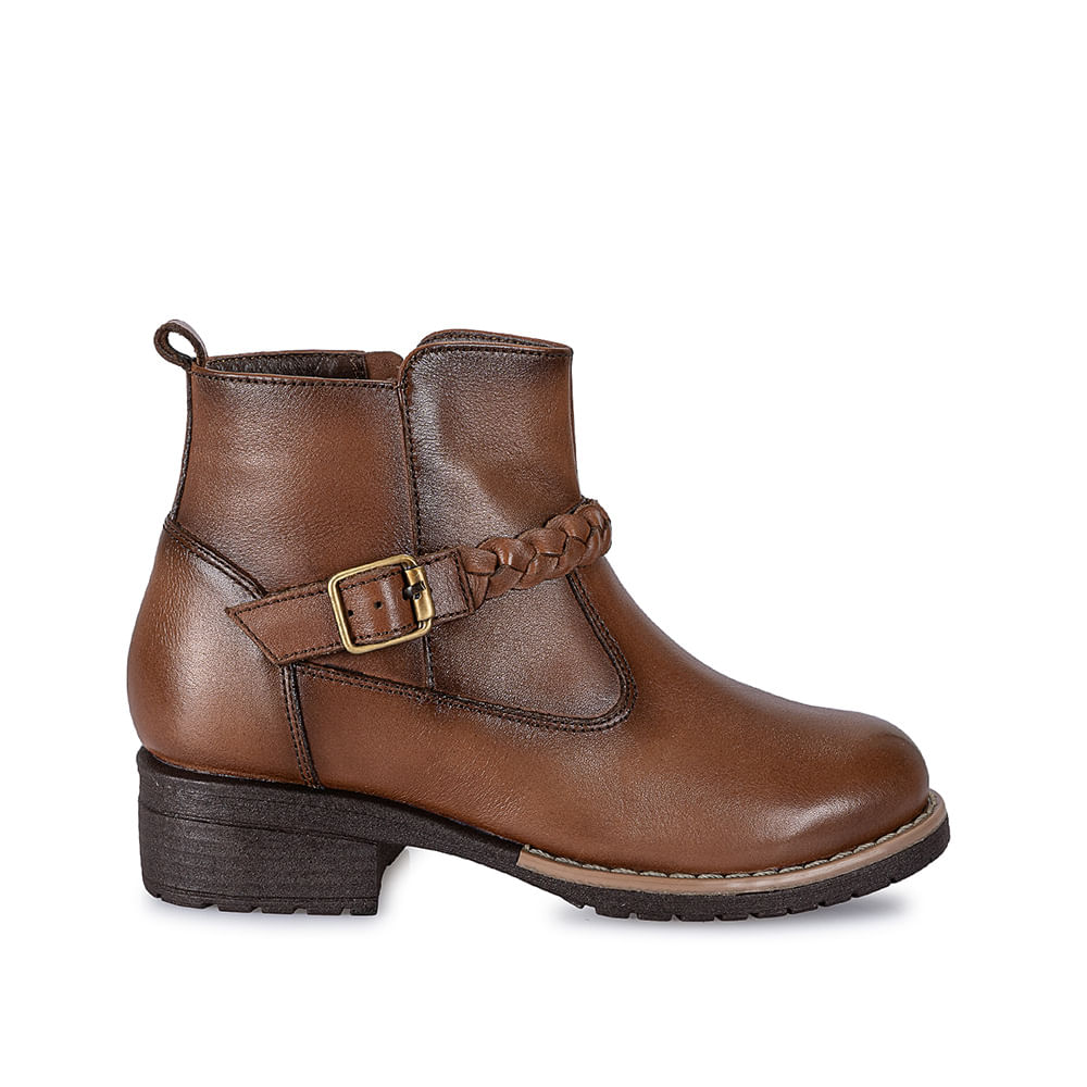 Botin Casual YADIRA-120 Toffe Rabbit Cuero