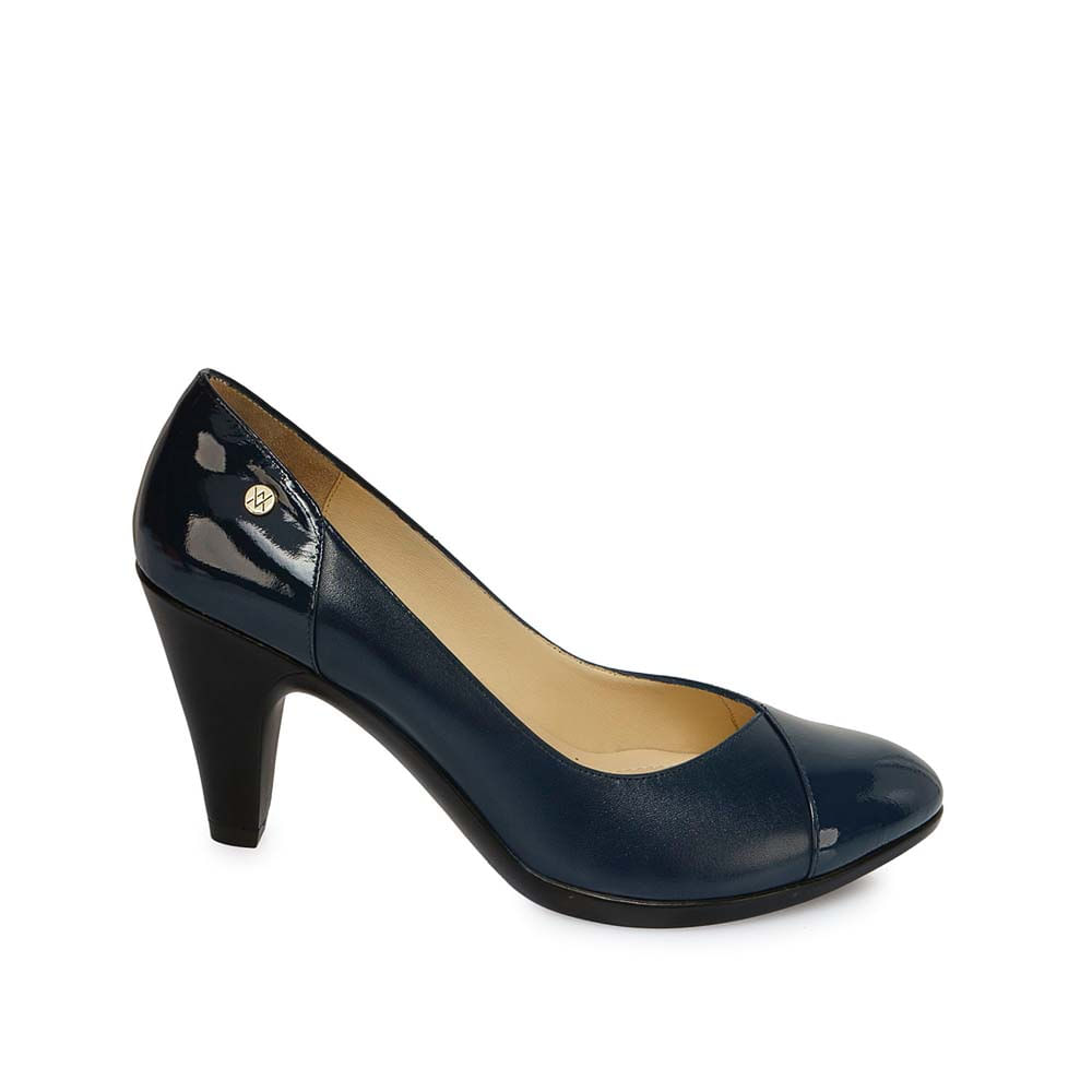 Zapato Reina Casual ECO-2515 Azul Viale Cuero